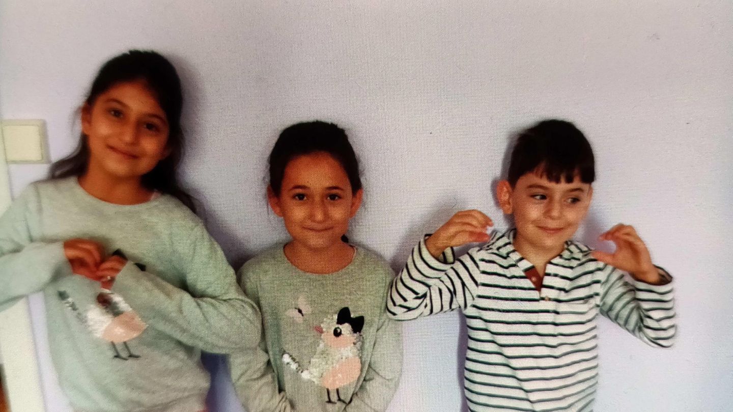 Amya, Layla sowie ihr Bruder Subhi (v.l.) werden seit Freitag vermisst