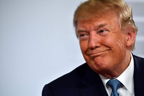 Donald Trump lächelt
