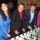 Judith Williams beim Kickern