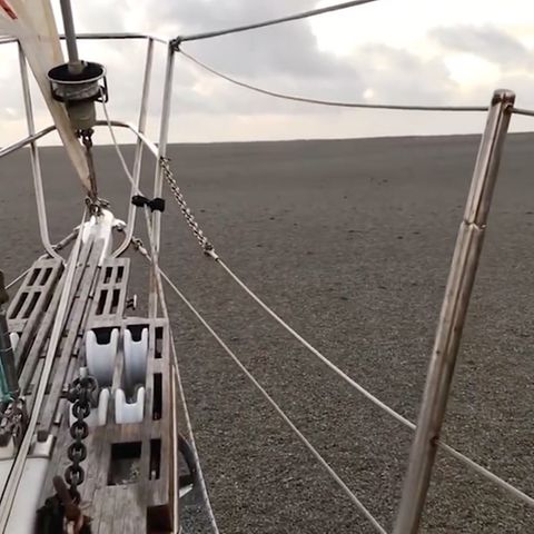 Segelschiff auf dem Pazifik