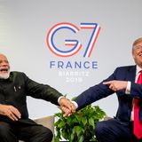Gute Stimmung zwischen US-Präsident Donald Trump und Indiens Premierminister Narendra Modi