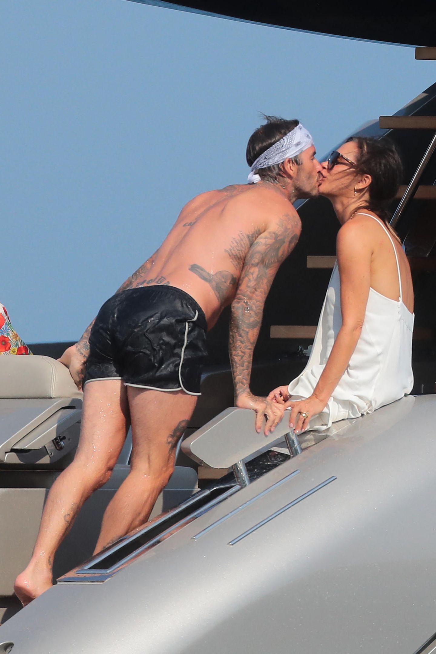 Familie Beckham im Urlaub