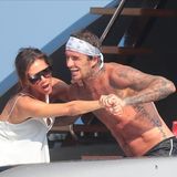 Familie Beckham im Urlaub