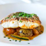 Fischfilet mit Champions