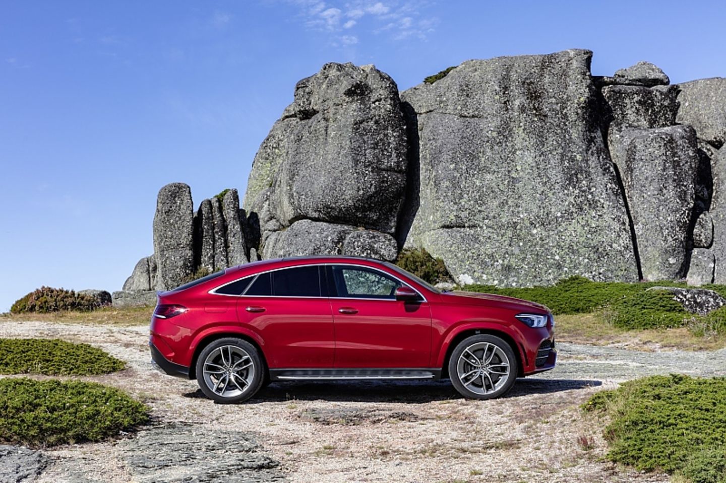 Der Radstand des Mercedes GLE Coupé ist um sechs Zentimeter kürzer als beim GLW