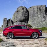 Der Radstand des Mercedes GLE Coupé ist um sechs Zentimeter kürzer als beim GLW