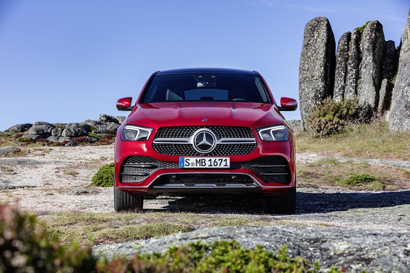 Das Mercedes GLE Coupé ist 2,01 Meter breit