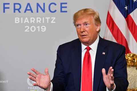 US-Präsident Donald Trump in Biarritz
