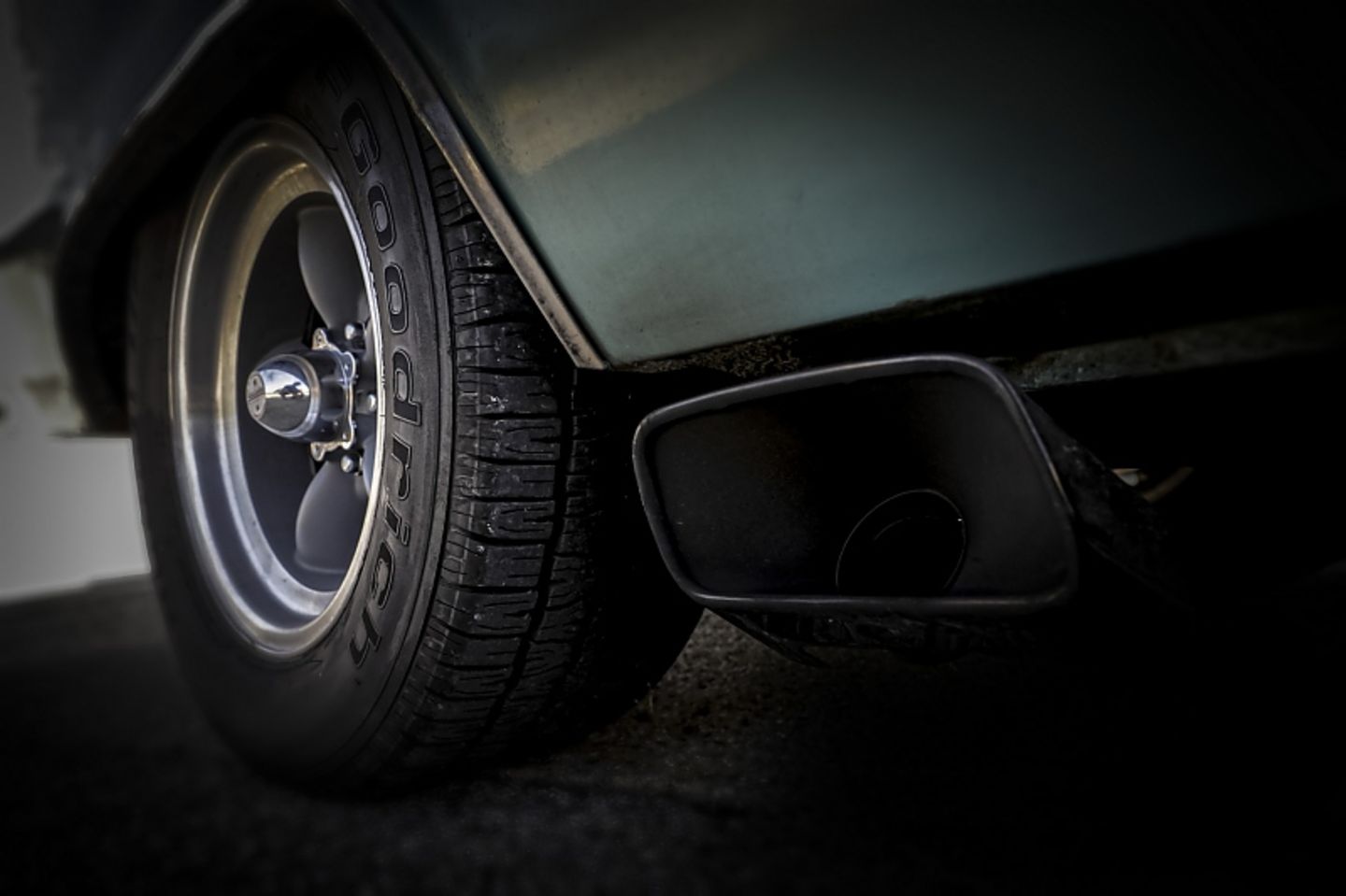 Die Auspuffanlage wurde modifiziert