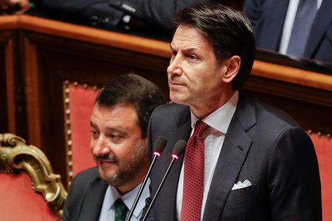 Matteo Salvini und Giuseppe Conte