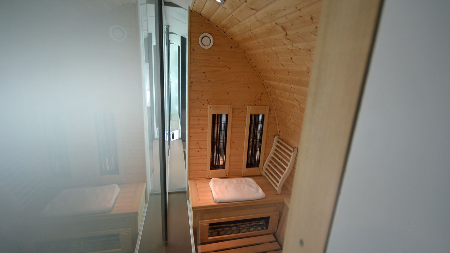 Sauna an Bord