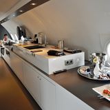 Küche im Flieger