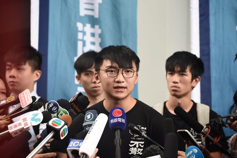 Hongkonger Aktivisten-Sprecher Isaac Cheng