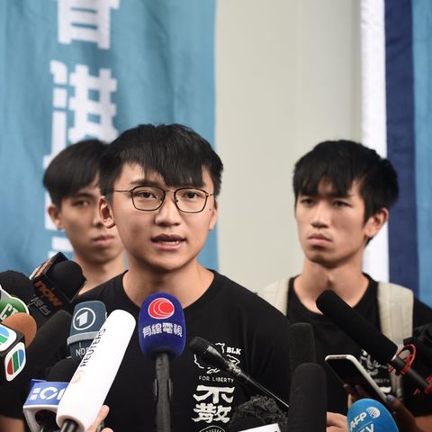 Hongkonger Aktivisten-Sprecher Isaac Cheng