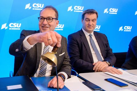 Alexander Dobrindt und Markus Söder von der CSU