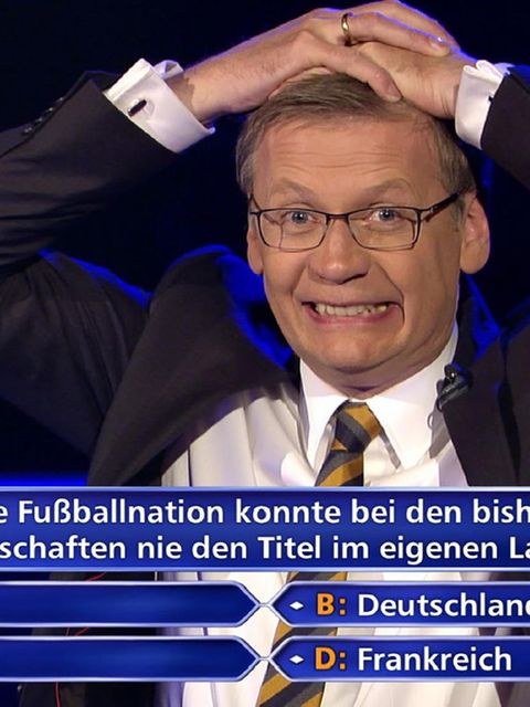 Günther Jauch bei "Wer wird Millionär?"
