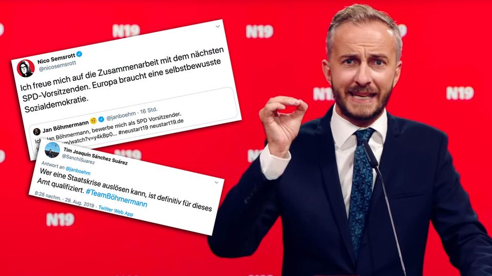 Jan Böhmermann kandidiert für den SPD-Vorsitz