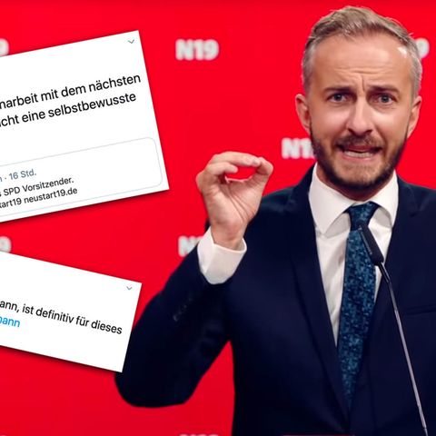 Jan Böhmermann kandidiert für den SPD-Vorsitz