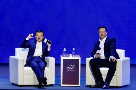 Im Gespräch mit Tesla-Chef Elon Musk forderte Jack Ma die 12-Stunden-Woche