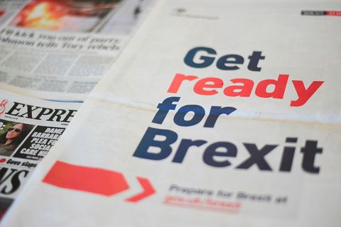 Die britische Regierung hat schon mal ganzseitige Anzeigen geschaltet, um die Bevölkerung auf den Brexit vorzubereiten