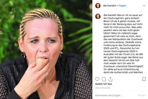 Helena Fürst will zurück ins Dschungelcamp