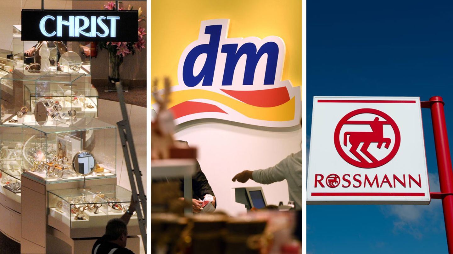 dm, Christ und Rossmann sind die Händler mit den zufriedensten Kunden
