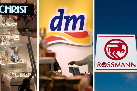 dm, Christ und Rossmann sind die Händler mit den zufriedensten Kunden