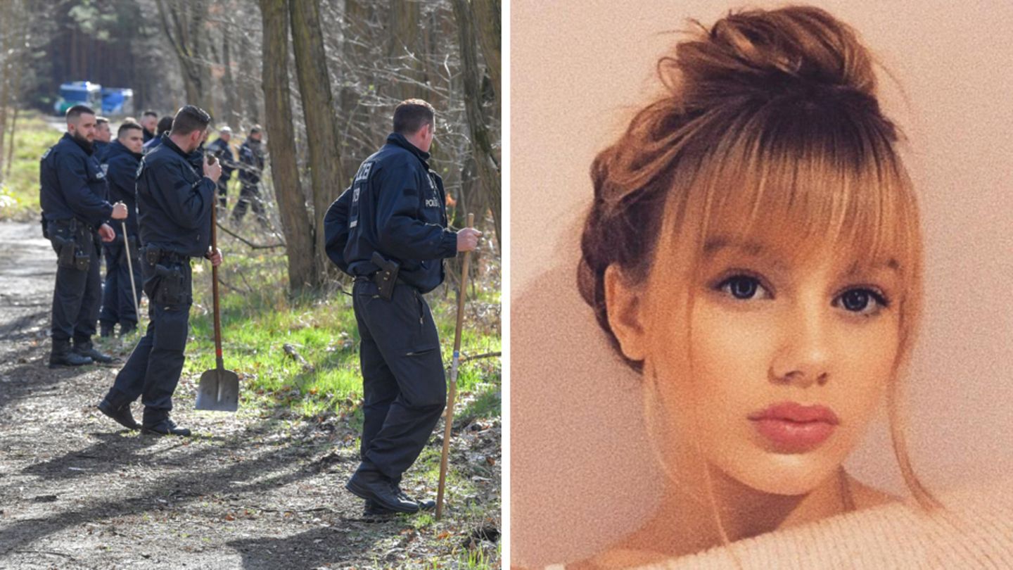 Suchaktion der Berliner Polizei; die vermisste Rebecca