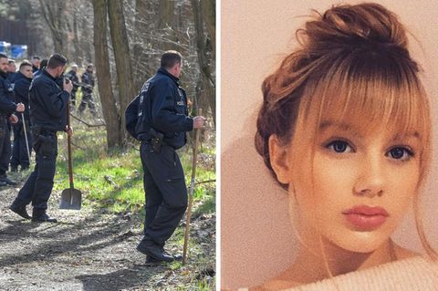 Suchaktion der Berliner Polizei; die vermisste Rebecca