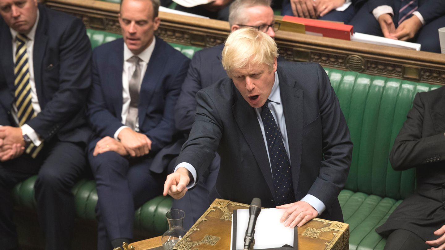 Der britische Premierminister Boris Johnson im Unterhaus