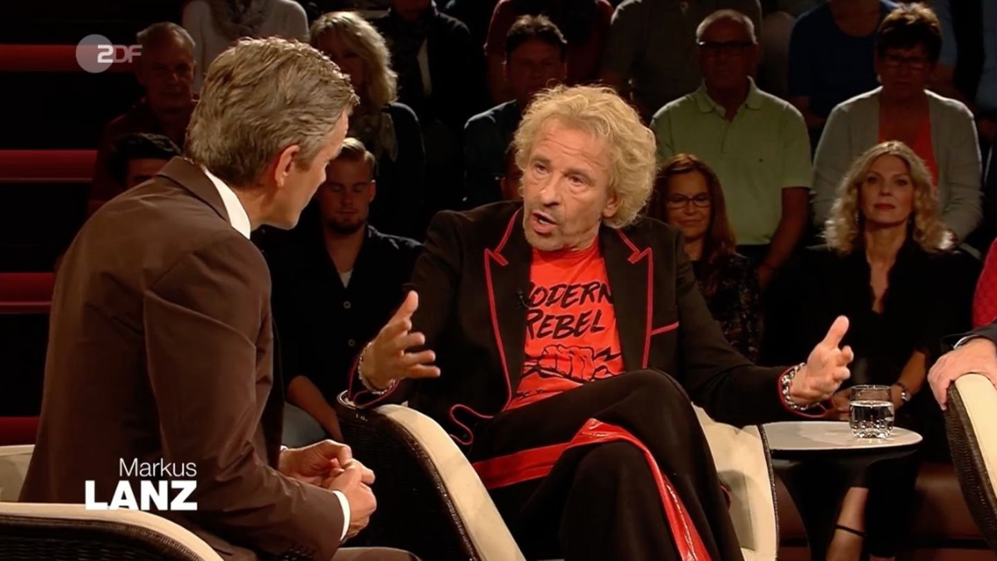 Thomas Gottschalk war bei Markus Lanz im ZDF zu Gast