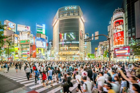 Kreuzung Shibuya in Tokio