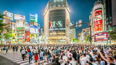 Kreuzung Shibuya in Tokio