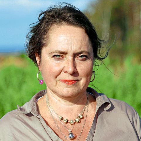 Dorle Becker im Hambacher Forst