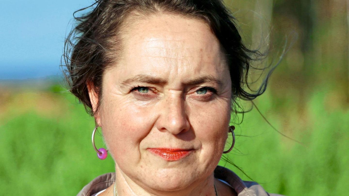 Dorle Becker im Hambacher Forst