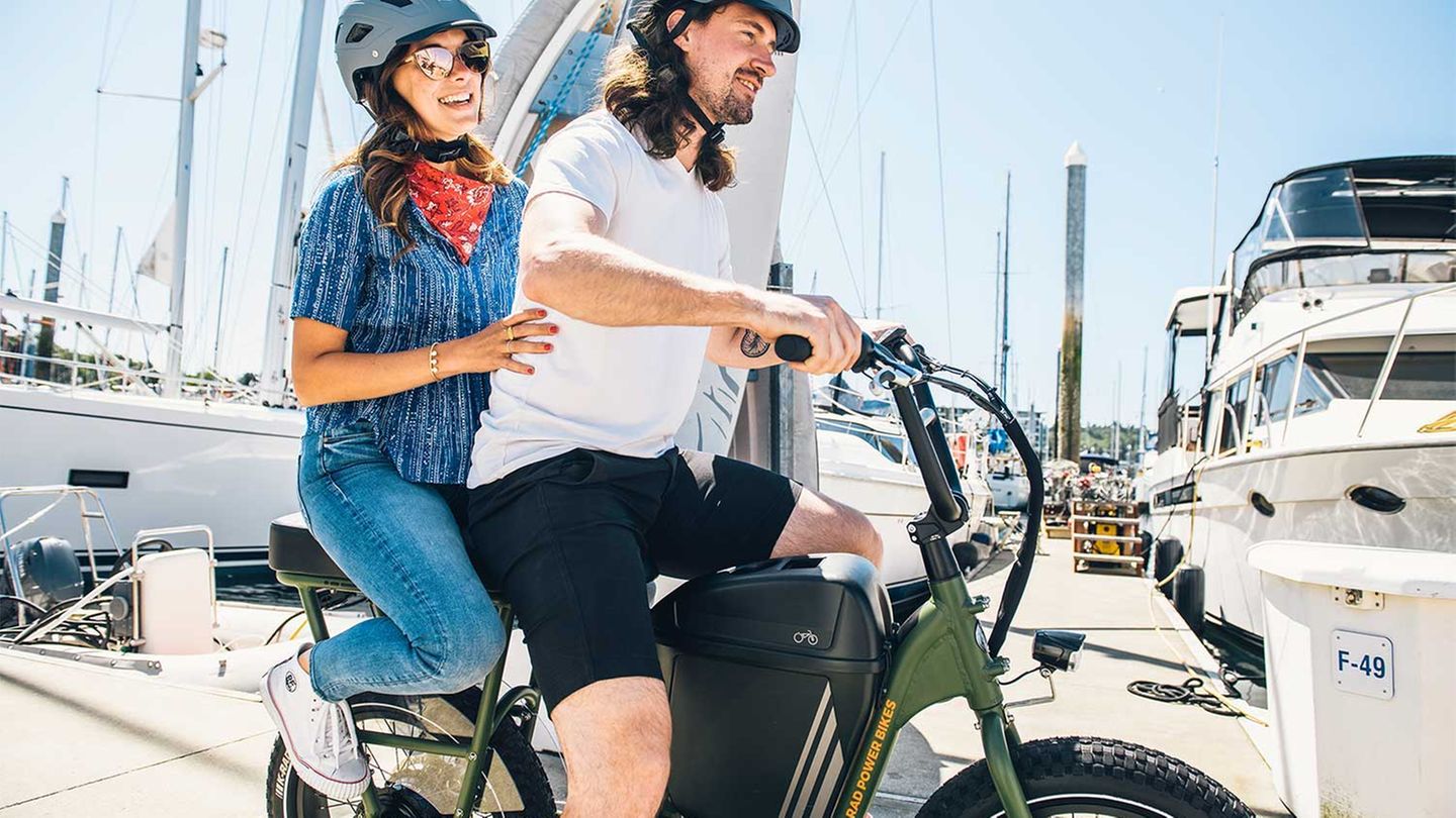 Kleiner Tipp: Man sollte Fußrasten für den Passagier installieren.