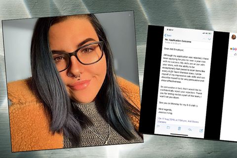 Jessica Irving lehnte ihre Ablehnung ab