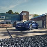 Der Porsche Taycan schafft eine Höchstgeschwindigkeit von 260 km/h