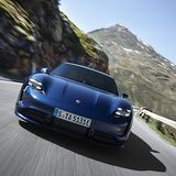 Der Porsche Taycan Turbo S knackt nach 2,8 Sekunden die 100 km/h-Marke