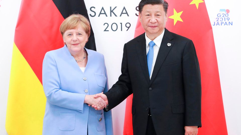 Angela Merkel und Chinas Staatspräsident Xi Jinping hatten sich jüngst auch auf dem G20-Gipfel Ende Juni in der japanischen Metropole Osaka getroffen