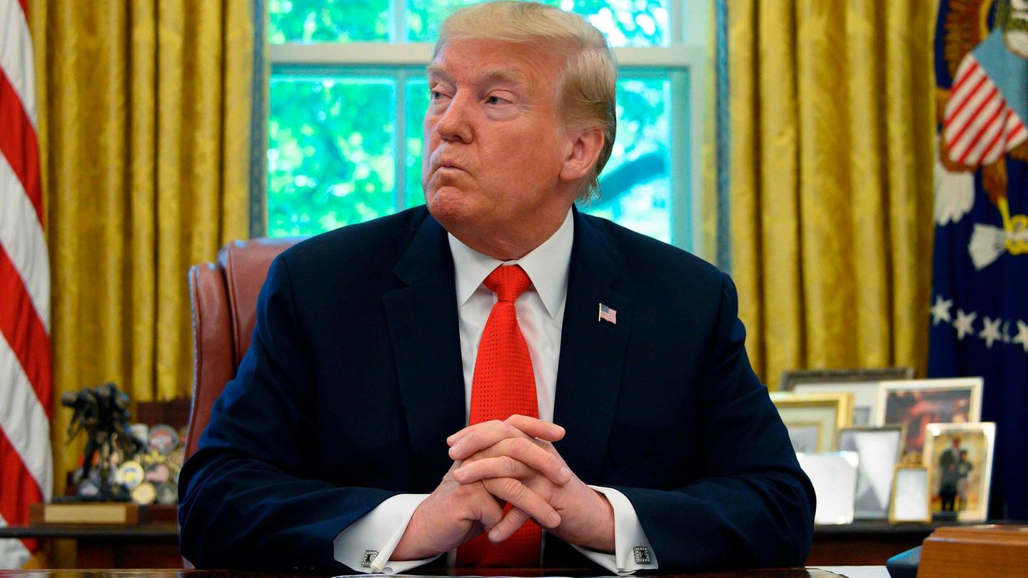 US-Präsident Donald Trump im Oval Office