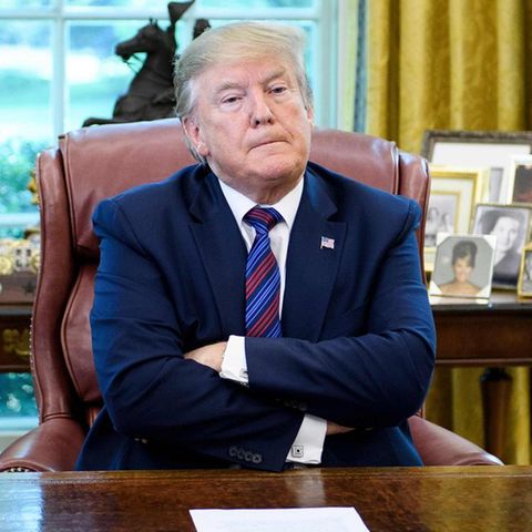 US-Präsident Donald Trump im Oval Office des Weißen Hauses in Washington