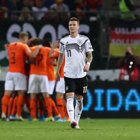 Marco Reus aus der deutschen Fußball-Nationalmannschaft während des Spiels