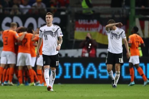 Marco Reus aus der deutschen Fußball-Nationalmannschaft während des Spiels