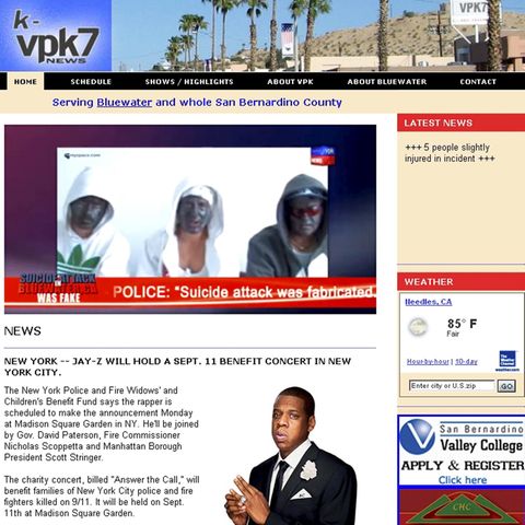 Die Webseite vpk-tv.com. Der falsche TV-Sender aus Bluewater zeigte ein falsches Bekennervideo der falschen Berlin Boys