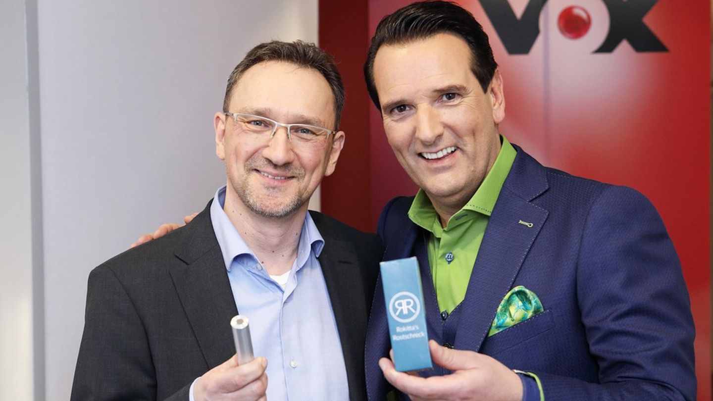 Rostschreck -Gründer mit Investor Ralf Dümmel