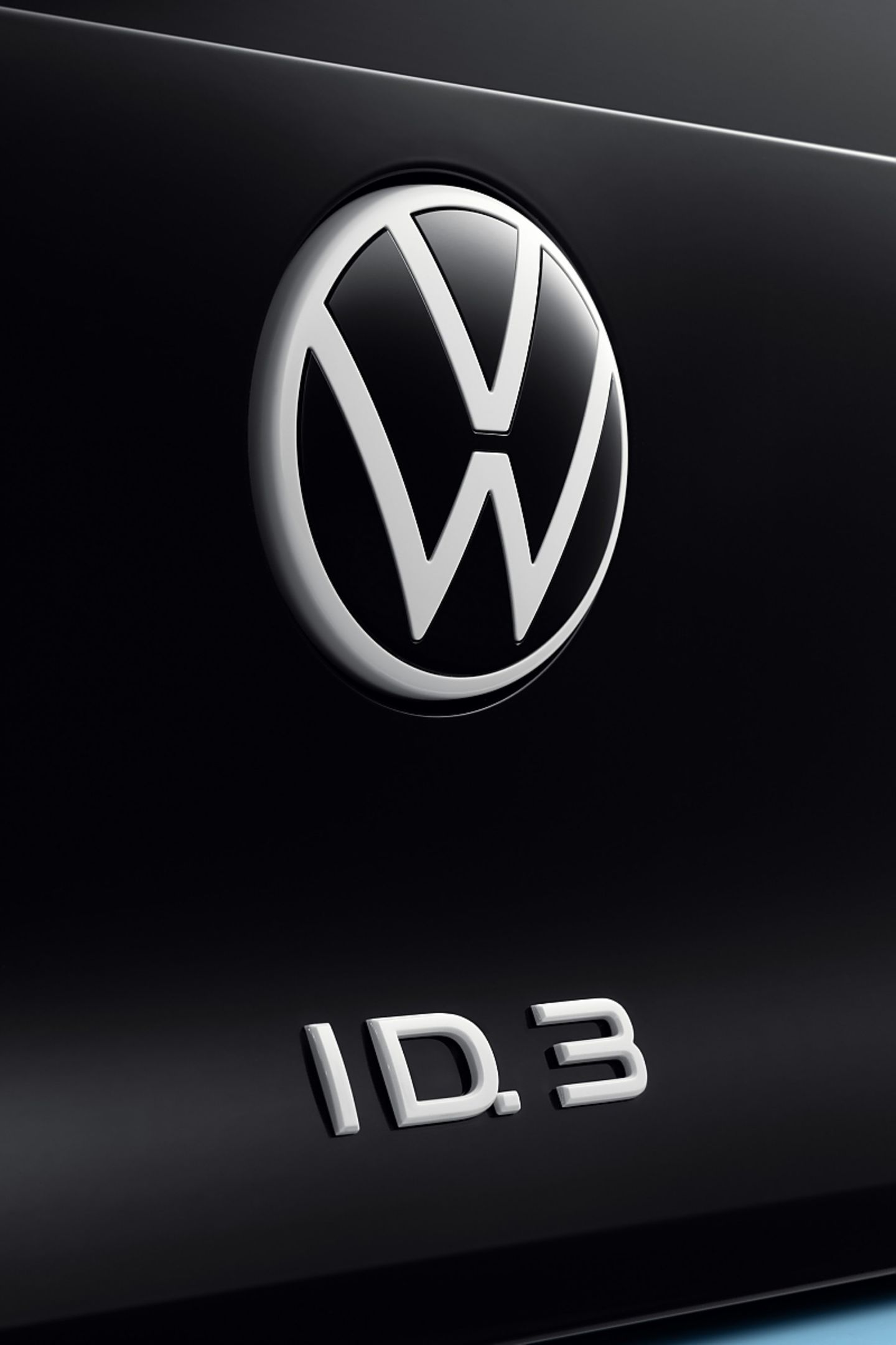 Das neue VW Markenlogo findet sich am ID.3