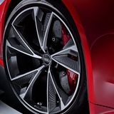 Beim Audi RS 7 Sportback sind 21 Zoll Reifen serienmäßig, optional gibt es 22 Zoll Reifen