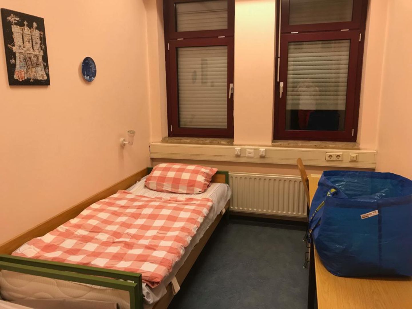 Schlafraum auf der Rettungswache