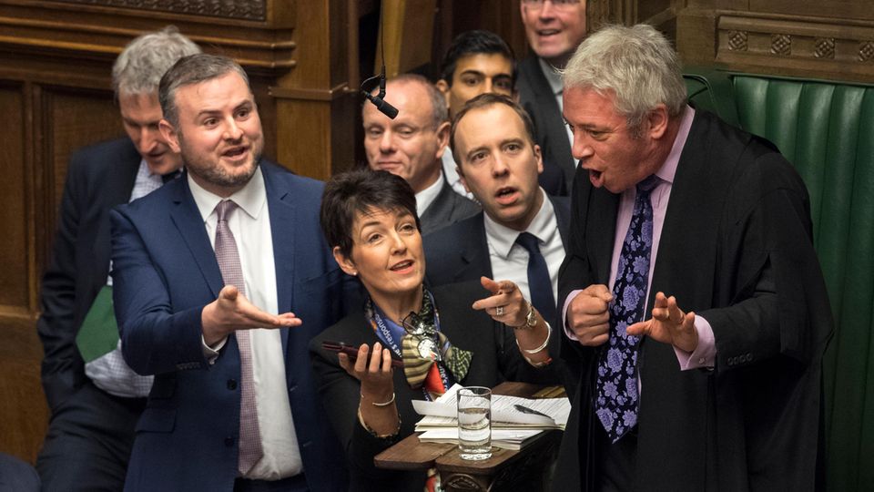 John Bercow im Parlament John Bercow im Parlament